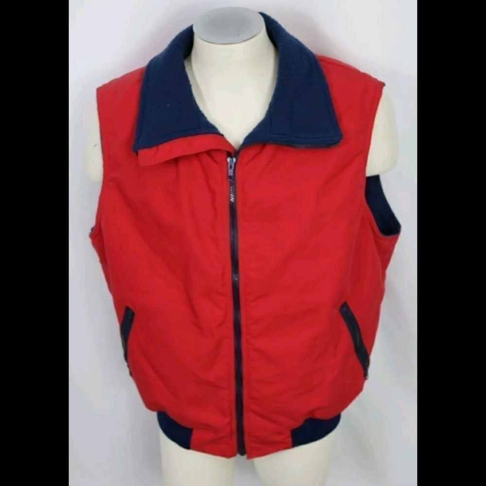 VTG SPORTSMASTER POLARFLEECE MENS VEST SZ XL USA M